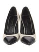 Saint Laurent Leather Colorblock Pattern Pumps