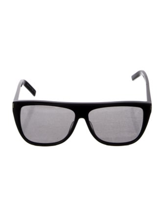Saint Laurent Oversize Mirrored Sunglasses