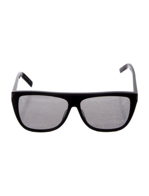 Saint Laurent Oversize Mirrored Sunglasses