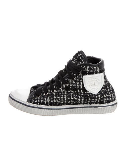 Saint Laurent Tweed Printed Sneakers