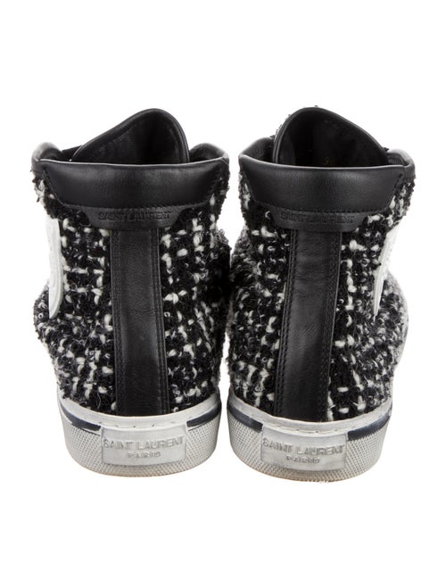 Saint Laurent Tweed Printed Sneakers