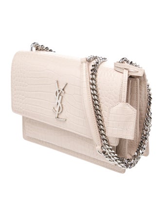 Saint Laurent Embossed Leather Sunset Medium