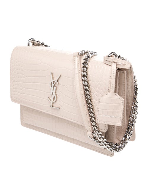 Saint Laurent Embossed Leather Sunset Medium