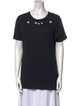 Saint Laurent Scoop Neck Short Sleeve T-Shirt
