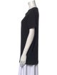 Saint Laurent Scoop Neck Short Sleeve T-Shirt