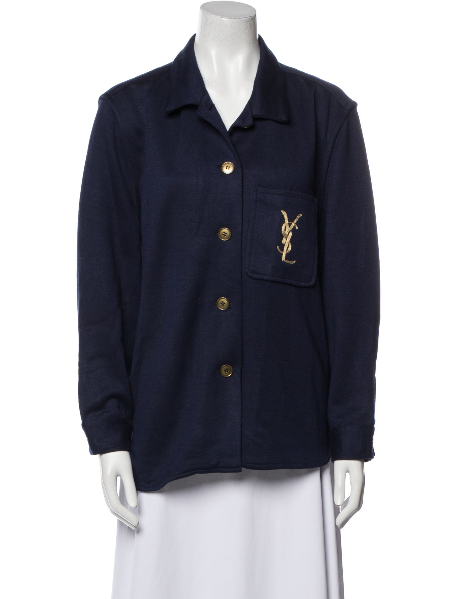 Saint Laurent Virgin Wool Blazer