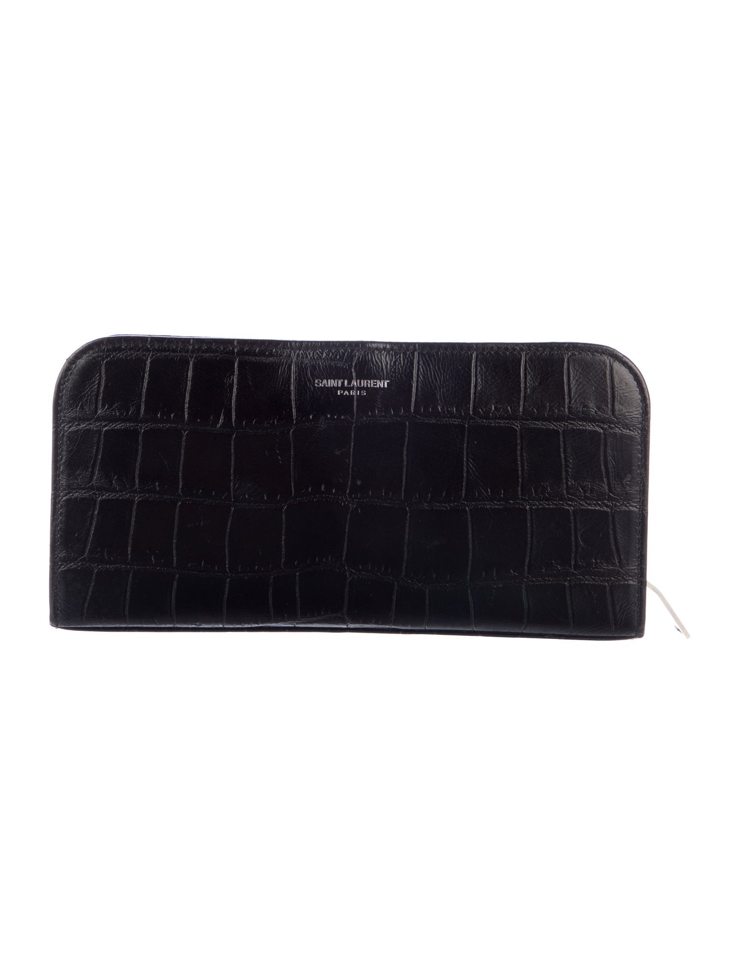 Saint Laurent 2015 Embossed Leather Continental Wallet