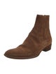 Saint Laurent Suede Chelsea Boots