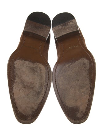 Saint Laurent Suede Chelsea Boots