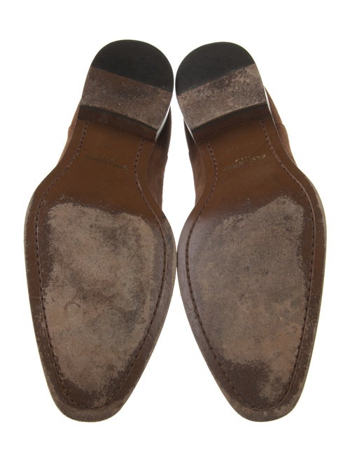 Saint Laurent Suede Chelsea Boots