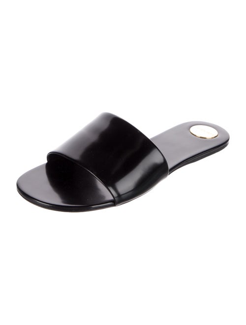 Saint Laurent Patent Leather Slides