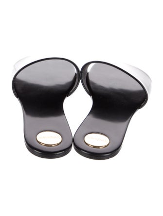 Saint Laurent Patent Leather Slides