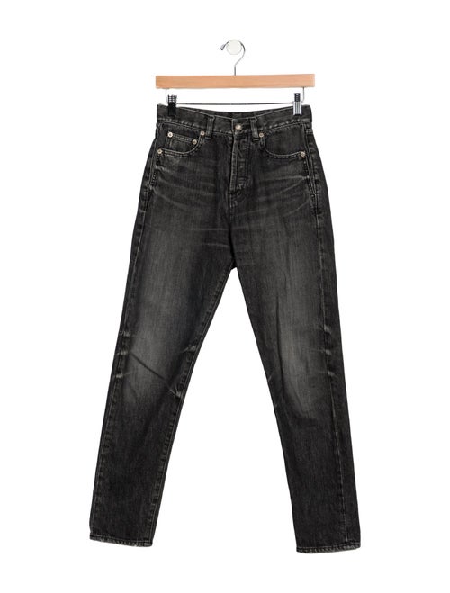 Saint Laurent Mid-Rise Skinny Leg Jeans