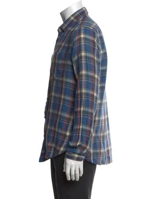 Saint Laurent 2016 Plaid Print Shirt