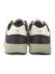 Saint Laurent Leather Colorblock Pattern Sneakers