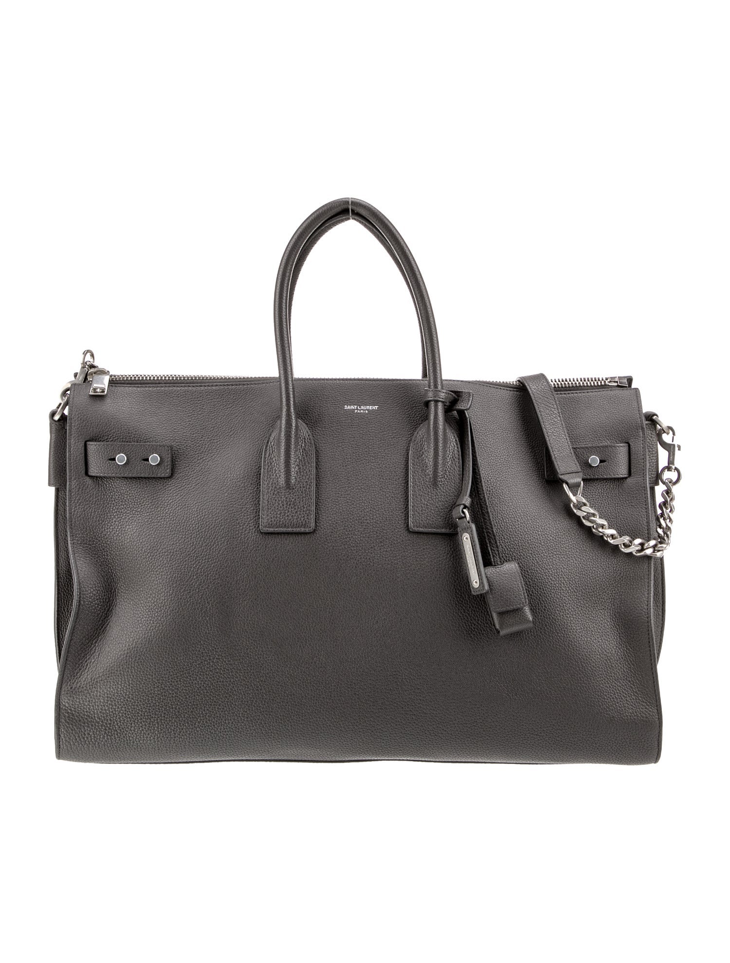 Saint Laurent Leather Sac De Jour Large