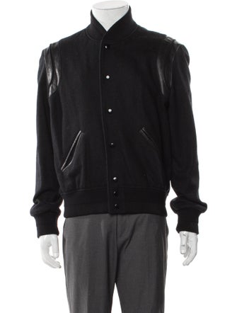 Saint Laurent 2017 Teddy Varsity Jacket