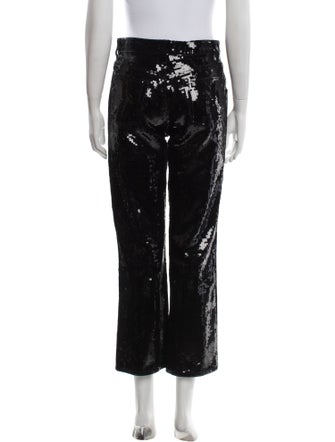Saint Laurent Sequin Wide Leg Pants
