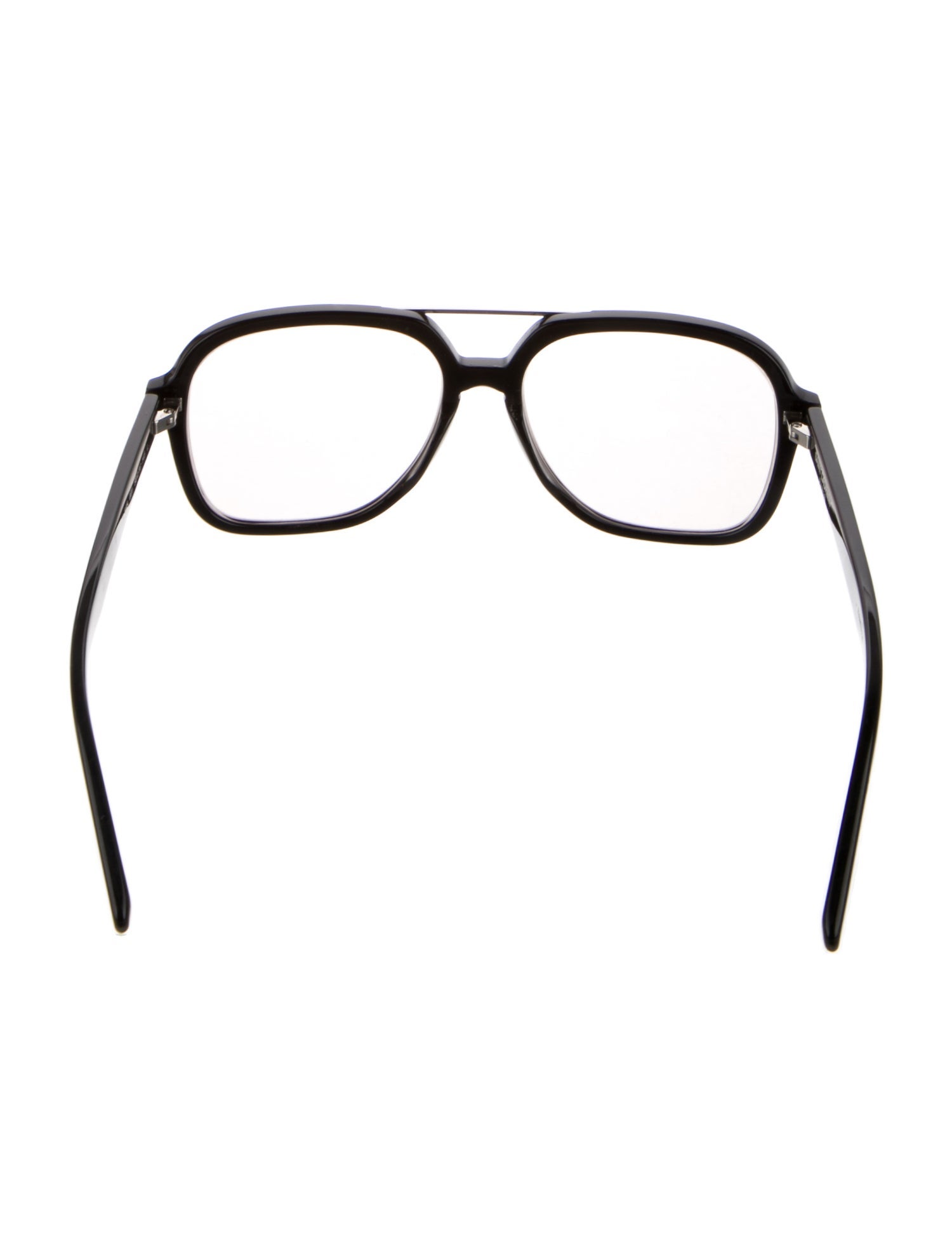 Saint Laurent Oversize Clear Sunglasses