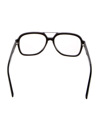 Saint Laurent Oversize Clear Sunglasses