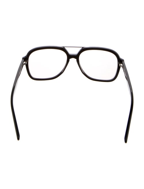 Saint Laurent Oversize Clear Sunglasses