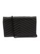 Saint Laurent Chevron Wallet on a Chain