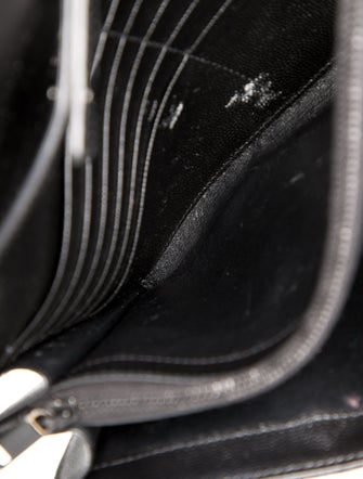 Saint Laurent Chevron Wallet on a Chain