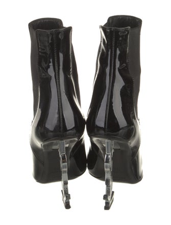 Saint Laurent Patent Leather Chelsea Boots