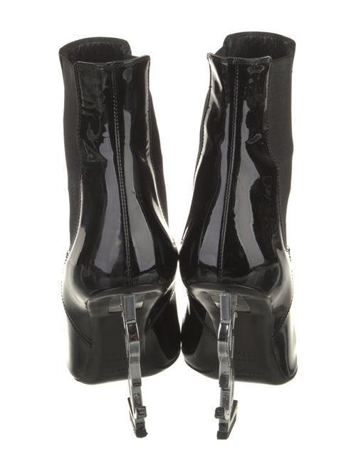 Saint Laurent Patent Leather Chelsea Boots