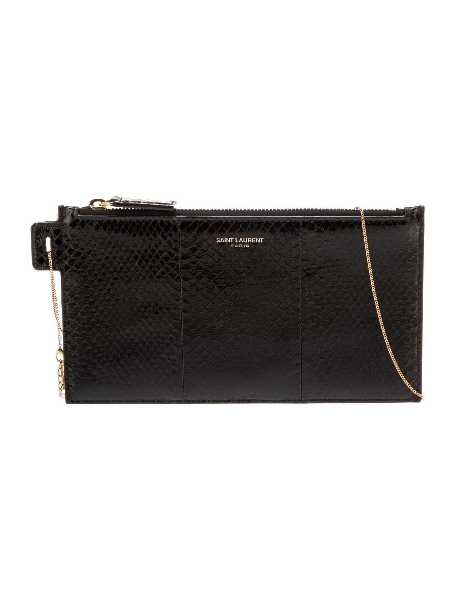 Saint Laurent Python Clutch