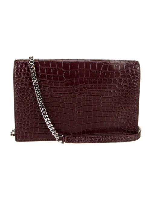 Saint Laurent Embossed Leather Kate Small