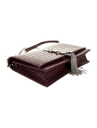 Saint Laurent Embossed Leather Kate Small