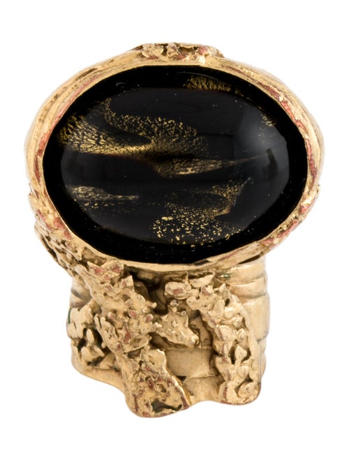 Saint Laurent Arty Cocktail Ring
