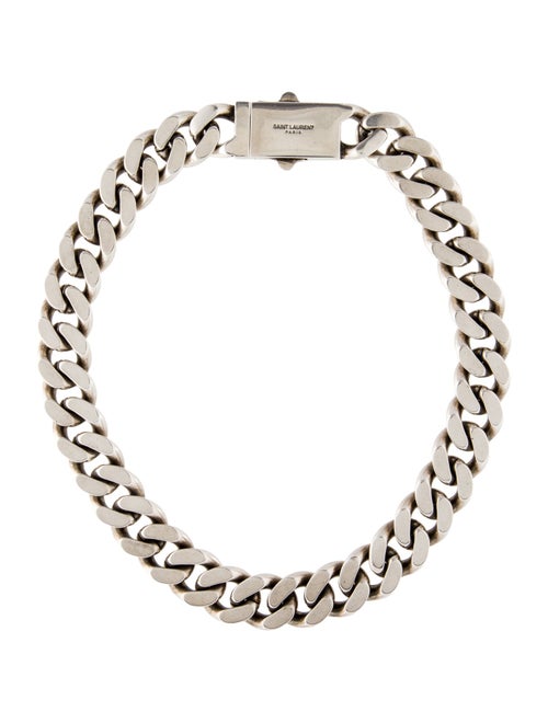 Saint Laurent Thick Curb Chain Necklace