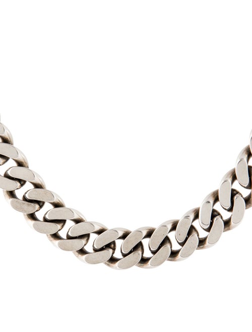 Saint Laurent Thick Curb Chain Necklace