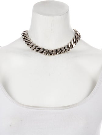 Saint Laurent Thick Curb Chain Necklace