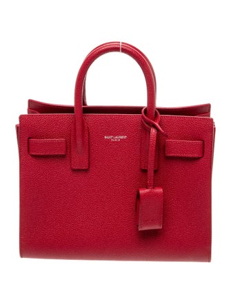 Saint Laurent Leather Sac De Jour Nano