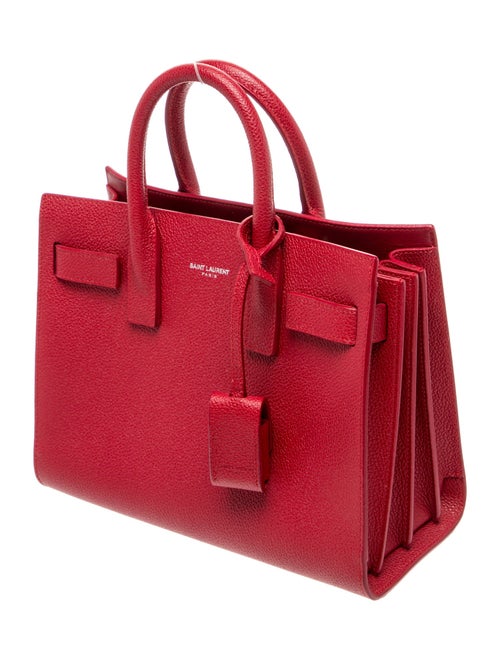 Saint Laurent Leather Sac De Jour Nano