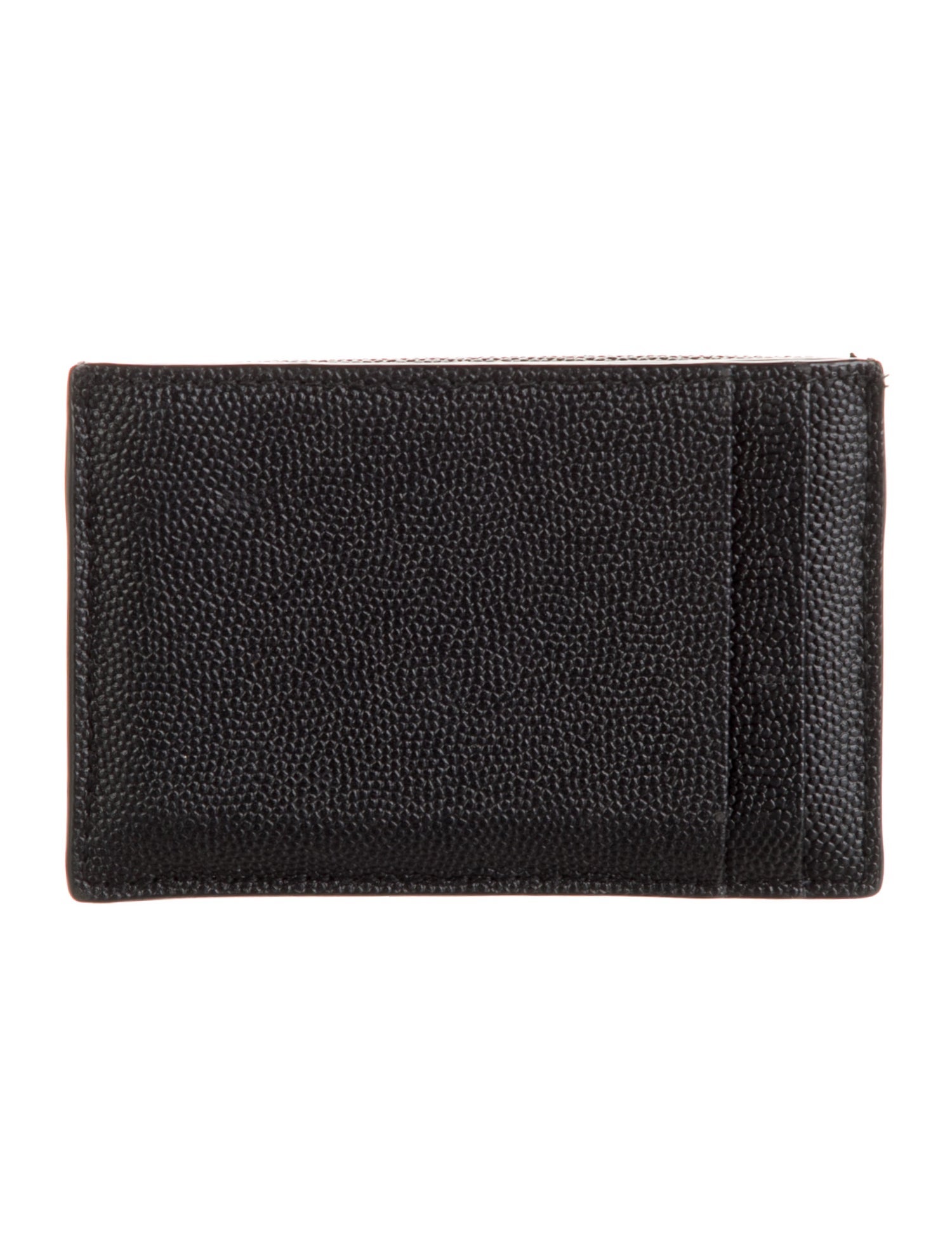 Saint Laurent Signature Logo Leather Wallet