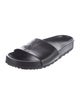 Saint Laurent Leather Embroidered Accent Slides