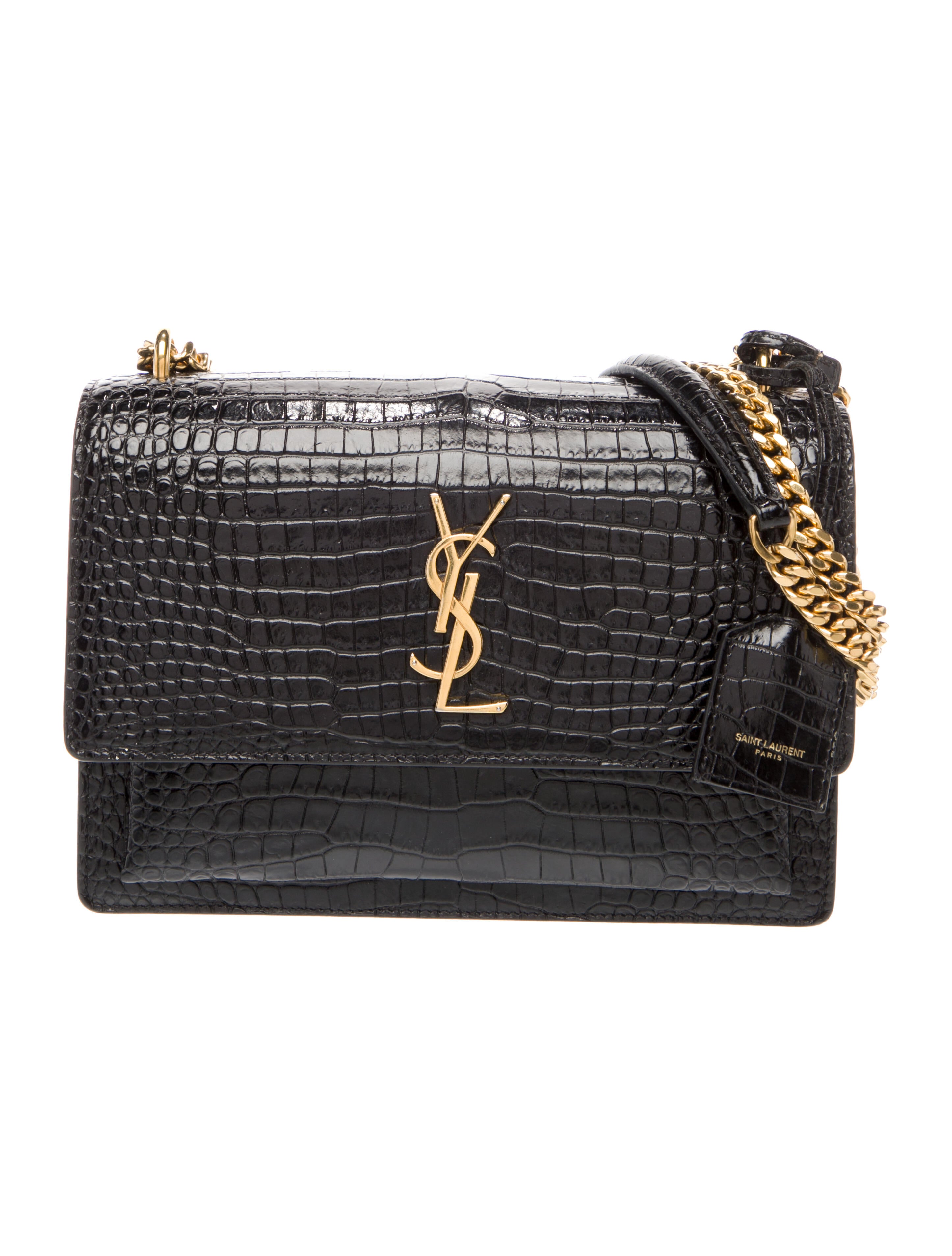 Saint Laurent Embossed Leather Sunset Medium