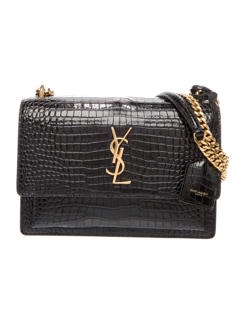 Saint Laurent Embossed Leather Sunset Medium