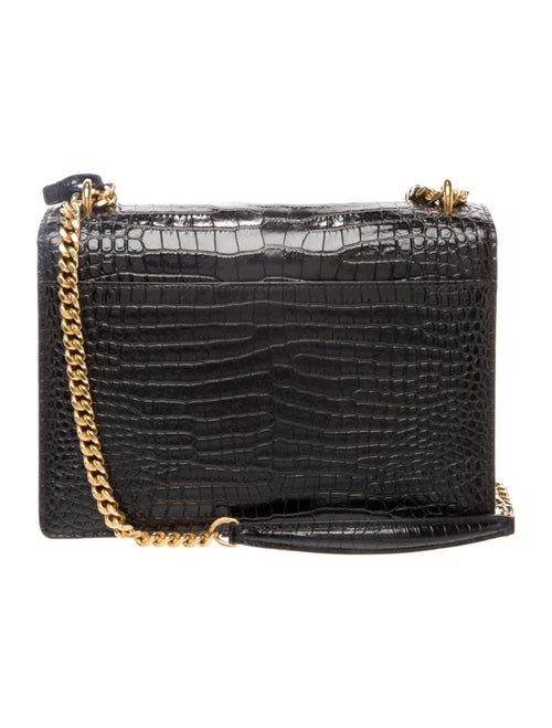 Saint Laurent Embossed Leather Sunset Medium