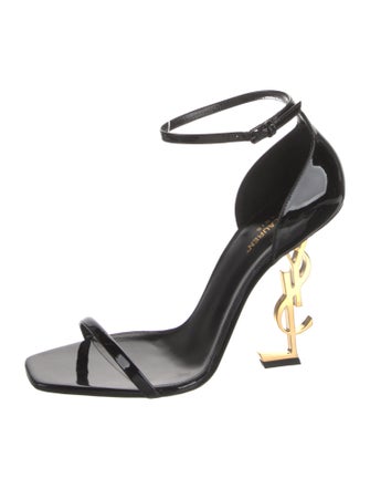 Saint Laurent Patent Leather Sandals