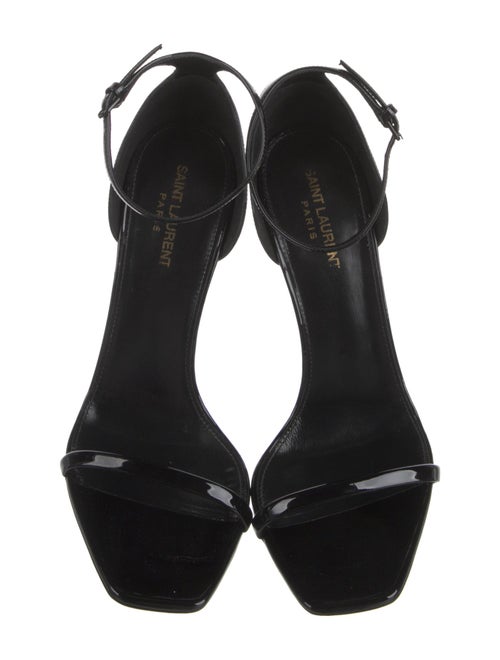 Saint Laurent Patent Leather Sandals