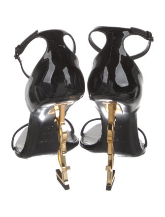 Saint Laurent Patent Leather Sandals