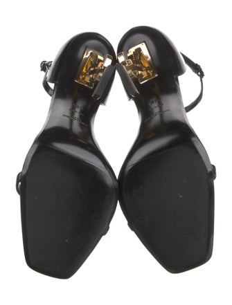Saint Laurent Patent Leather Sandals