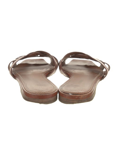 Saint Laurent Leather Slides