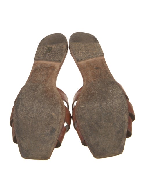 Saint Laurent Leather Slides