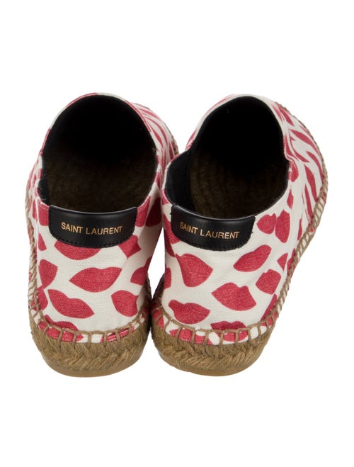 Saint Laurent Canvas Printed Espadrilles